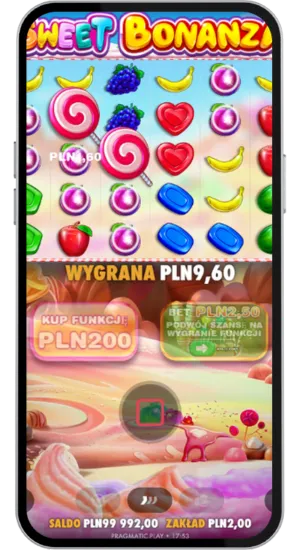 Wygrana w Sweet Bonanza