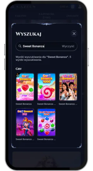 Wyszukiwanie Sweet Bonanza